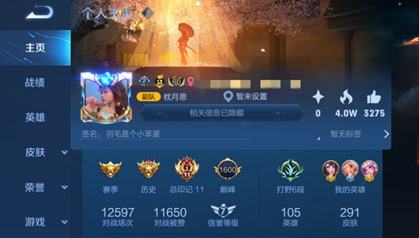 王者荣耀主页星星是什么？主页四角星十字星意义[多图]图片1