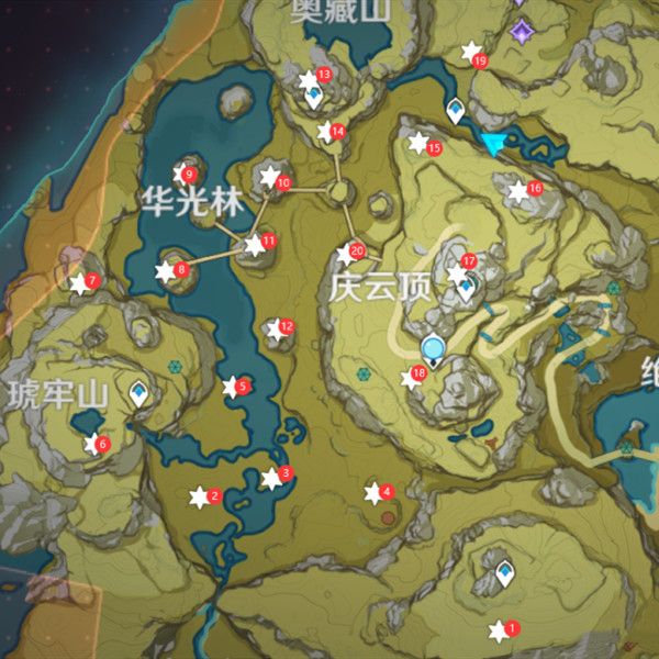 原神绝云星踪陨星碎屑在哪 11月17日陨星碎屑​位置大全[多图]图片2