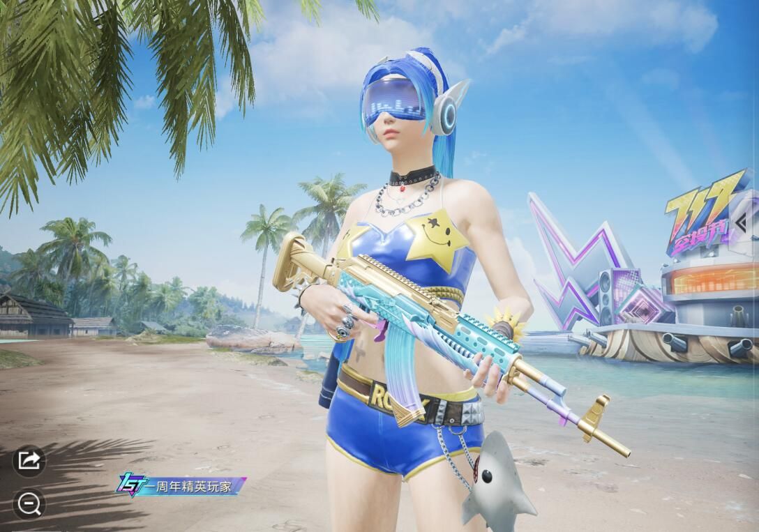 和平精英火箭少女比基尼皮肤无遮挡全套图片欣赏[多图]图片1