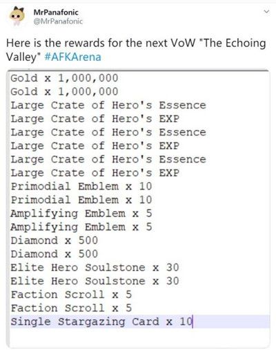 剑与远征回音峡谷奖励有哪些？新奇境宝箱内容预览[多图]图片2