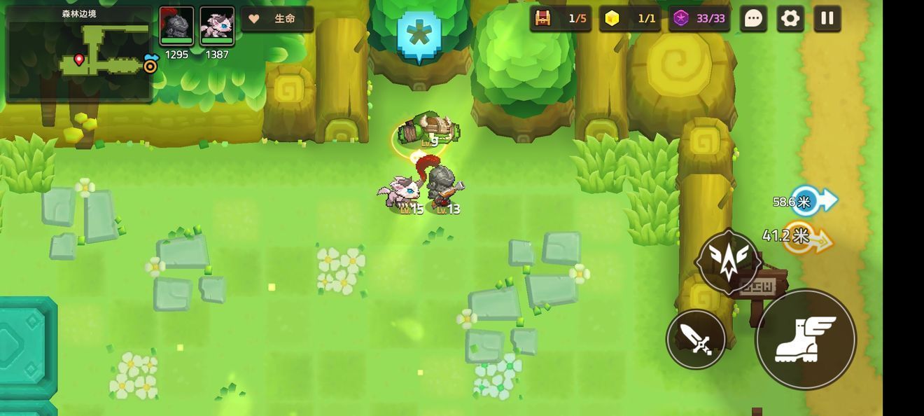 坎公骑冠剑1-4森林边境游戏攻略 1-4钥匙采集全解[多图]图片16