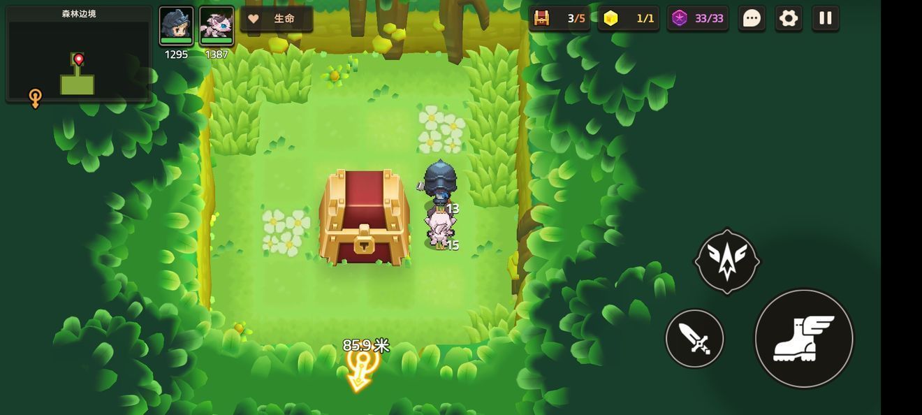 坎公骑冠剑1-4森林边境游戏攻略 1-4钥匙采集全解[多图]图片9