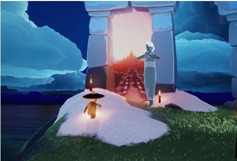 光遇8.8霞光城拱门冥想任务怎么做？霞光城拱门冥想位置详情[多图]图片1