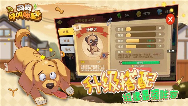 狗狗呼叫喵星测试服