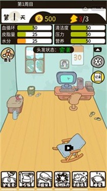 阿呆养发记