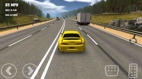 公路交通逃脱RC city police heavy traffic racer