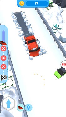 放置铲雪车救援