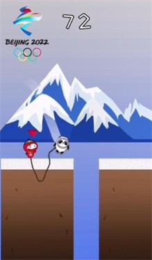 冰墩墩雪融容