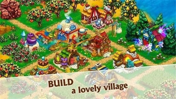 迷人的农场Harvest land