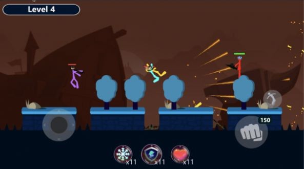 火柴人顶上对决