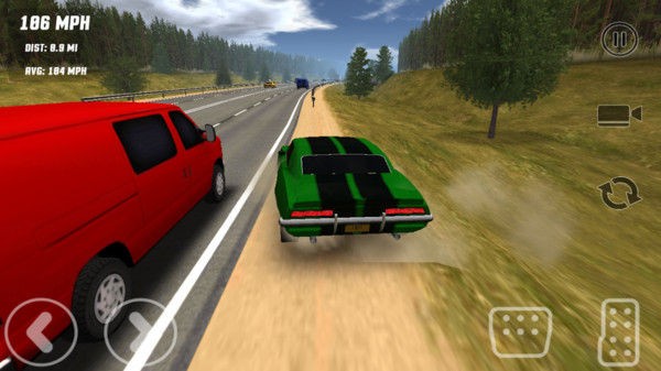 公路交通逃脱RC city police heavy traffic racer