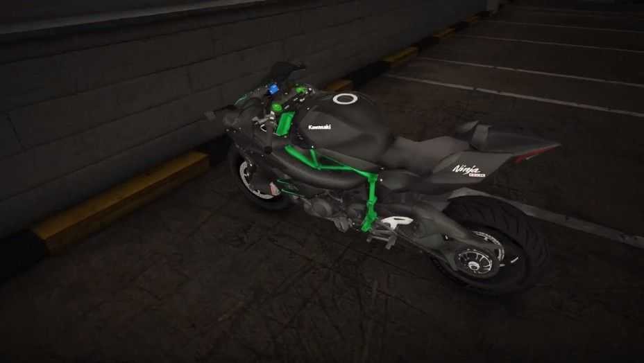 川崎h2r摩托车模拟器