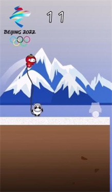 冰墩墩雪融容
