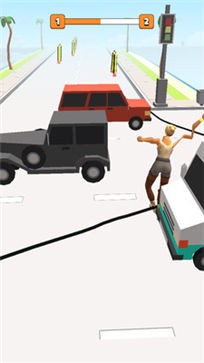 画线过马路