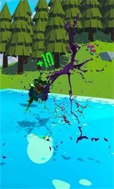 戳破水球