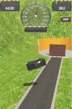 汽车峡谷跳跃