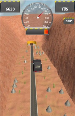 汽车峡谷跳跃