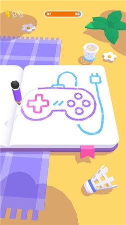 环绕简笔画（Draw Around）