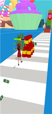 金钱女孩运行3D