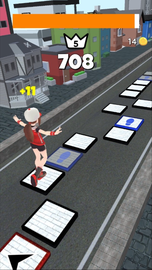 跳跃女高中生红包版