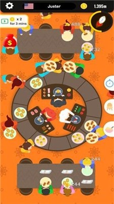 丧尸旋转餐厅游戏