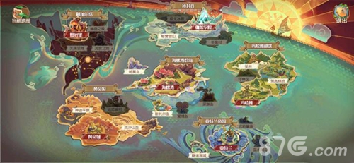 梦想新大陆地图