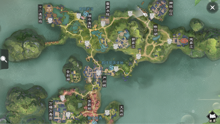 楚留香手游3.19坐观万象打坐地点介绍 3.19打坐地点推荐