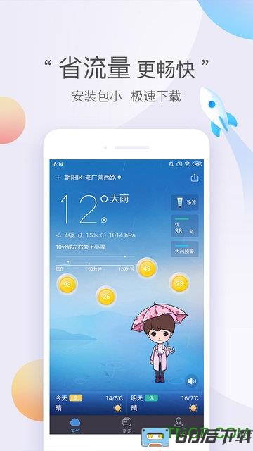 墨迹天气极度简洁版
