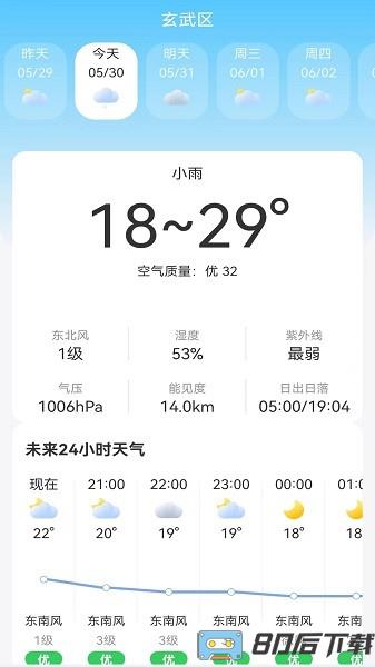 鸿运天气预报app