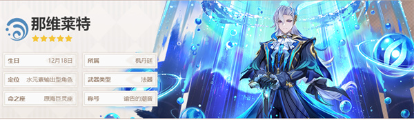 原神那维莱特突破材料收集攻略