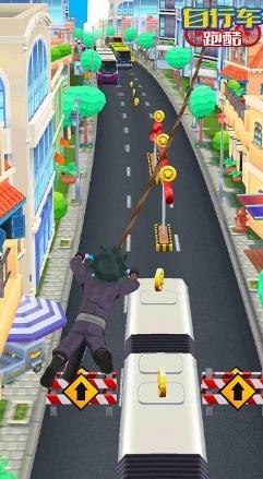 自行车跑酷小游戏